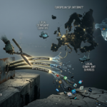 EU mechanical hand cuts Google and Apple data cables.