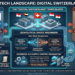An infographic detailing the HBM4 manufacturing yield war in 2026, comparing process maturity, packaging yields, and total cost of ownership between leading semiconductor manufacturers.